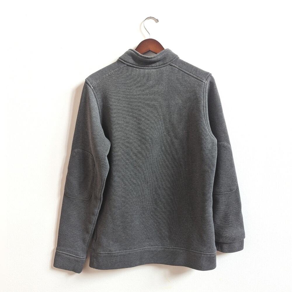 Columbia Mens Pullover Fleece Sweater Sz Medium Gray Mock Neck - Picture 3 of 5